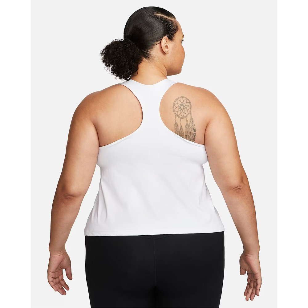 Nike Women's Plus Size 2X Medium-Support Padded Sports Bra Tank White - Picture 3 of 7